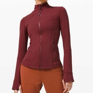 Lululemon Define Jacket Red Merlot 12